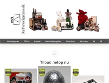 Tablet Screenshot of denpersonligegave.dk